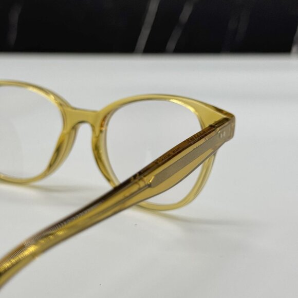 NEW CELINE CL50007I 039 GOLD ROUND UNISEX CELINE EYEGLASSES - Picture 5 of 10